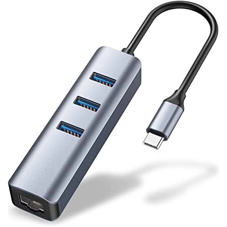 Перехідник мережевий Lucom USB Type-C-RJ45 LAN M/F (USB3.0) 0.20m GigaLan +HUBx3 білий (62.09.8192) від компанії інтернет-магазин "БИТПРОМТОРГ" - фото 1