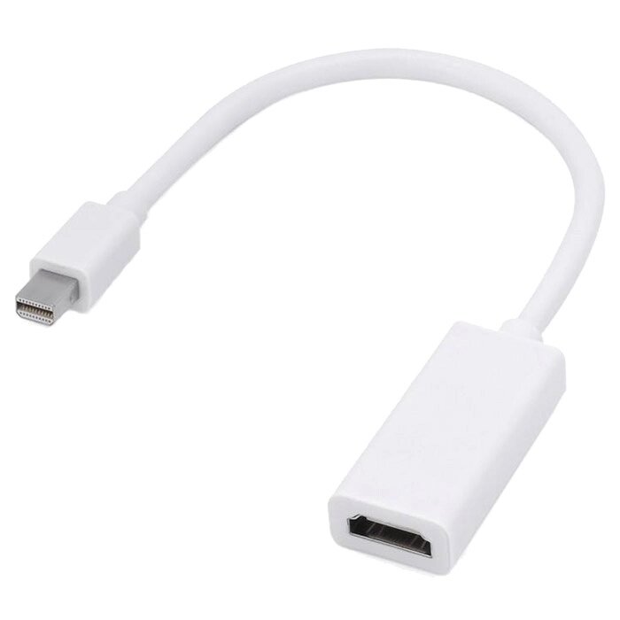 Перехідник моніторний Gutbay DisplayPort mini-HDMI M/F (HDMIекран) v1.1 1080p 0.20m D=5.0mm білий (78.01.2809) від компанії інтернет-магазин "БИТПРОМТОРГ" - фото 1