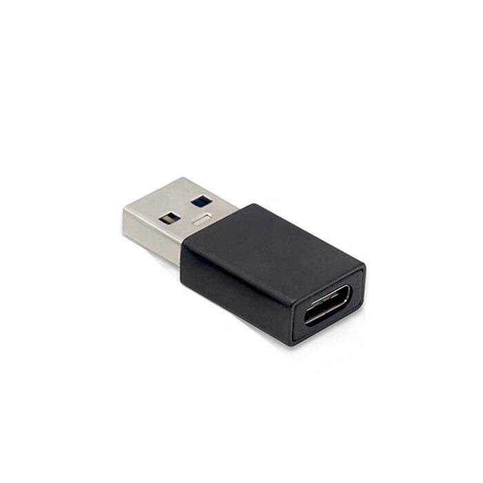 Перехідник обладнання Lucom USB Type-C-3.0A F/M USB3.0 Чорний (62.09.8011) від компанії інтернет-магазин "БИТПРОМТОРГ" - фото 1