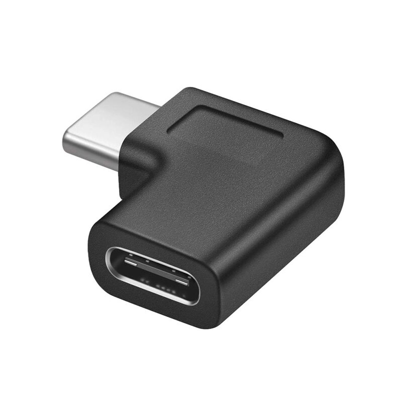 Перехідник обладнання Lucom USB Type-C M/F (адаптер) (USB3.1) 90°вбік 10Gbps чорний (62.09.8100) від компанії інтернет-магазин "БИТПРОМТОРГ" - фото 1