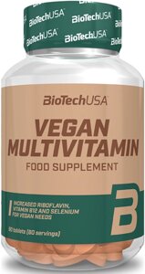 Вітамінно-мінеральний комплекс для спорту BioTechUSA Vegan Multivitamin 60 Tabs в Дніпропетровській області от компании интернет-магазин "БЫТПРОМТОРГ"