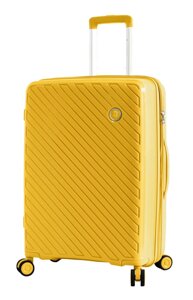Велика валіза з поліпропілену Snowball 20703 Жовта