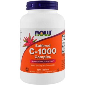 Вітамін C NOW Foods Vitamin C-1000 180 Tabs в Дніпропетровській області от компании интернет-магазин "БЫТПРОМТОРГ"