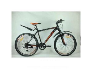 Велосипед 26 5,0 STEEL рама 19 (21 sp) помаранч.-чорний ТМ GENERAL