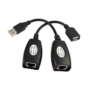 USB подовжувач GreenVision по RJ45 кручений парі до 50 м