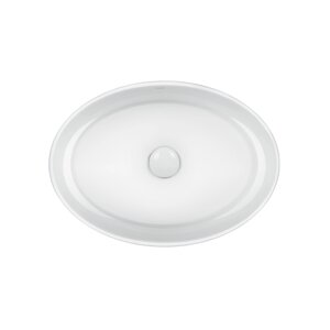 Раковина-чаша Qtap Kolibri 500x360x140 White з донним клапаном QT10113054W