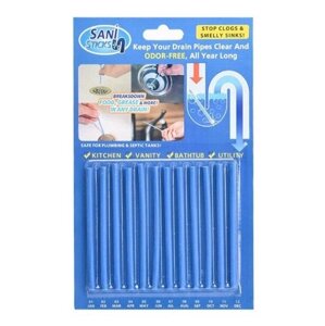 Засіб для очищення труб від засмічення OPT-TOP Sani Sticks (12 штук в упаковці) (1756375306) в Дніпропетровській області от компании интернет-магазин "БЫТПРОМТОРГ"