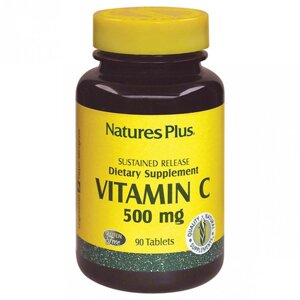 Вітамін C Nature's Plus Vitamin C 500 mg 90 Tabs в Дніпропетровській області от компании интернет-магазин "БЫТПРОМТОРГ"