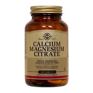 Мікроелемент Кальцій Solgar Calcium Magnesium Citrate 100 Tabs в Дніпропетровській області от компании интернет-магазин "БЫТПРОМТОРГ"