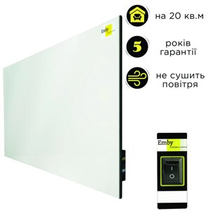 Керамічний обігрівач Emby CH-800 білий з кнопкою на 15 кв. м в Дніпропетровській області от компании интернет-магазин "БЫТПРОМТОРГ"