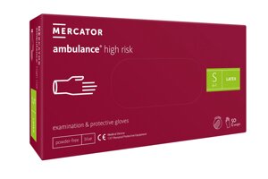 Рукавички латексні Mercator Medical Ambulance High Risk підвищеної міцності S Сині 50 шт (00-00000028) в Дніпропетровській області от компании интернет-магазин "БЫТПРОМТОРГ"