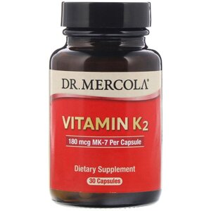 Вітамін K Dr. Mercola Vitamin K2 180 mcg 30 Caps MCL-01194 в Дніпропетровській області от компании интернет-магазин "БЫТПРОМТОРГ"