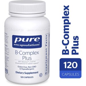 У комплекс Pure Encapsulations B-Complex Plus 120 Caps