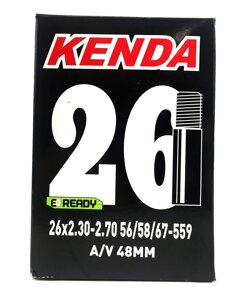 Камера Kenda 26 2.30-2.70 56/58/67-559 AV 48 мм (O-D-0046) в Дніпропетровській області от компании интернет-магазин "БЫТПРОМТОРГ"