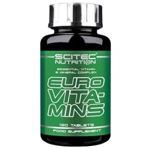 Мультивітаміни для спорту Scitec Nutrition Euro Vita-Mins 120 Tabs в Дніпропетровській області от компании интернет-магазин "БЫТПРОМТОРГ"