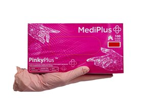 Рукавички нітрилові MediPlus PinkyPlus XS Рожеві 100 шт (00-00000123) в Дніпропетровській області от компании интернет-магазин "БЫТПРОМТОРГ"