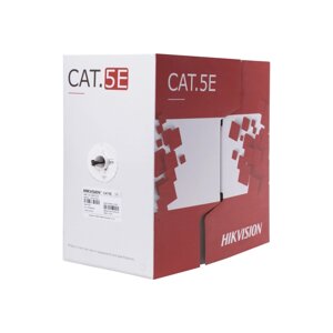 Кабель віта пара UTP CAT 5E Hikvision DS-1LN5EO-UU/E