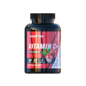 Вітамін C для спорту Vansiton Vitamin C+ With Rosehip 120 Tabs в Дніпропетровській області от компании интернет-магазин "БЫТПРОМТОРГ"