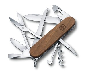 Швейцарський ніж Victorinox Huntsman Wood 91 мм 13 функцій Горіх (1.3711.63B1) в Дніпропетровській області от компании интернет-магазин "БЫТПРОМТОРГ"