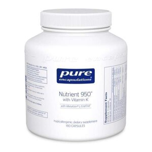 Мультивітаміни / мінерали з вітаміном К, Pure Encapsulations, Nutrient 950 with Vitamin K, 180 капсул (21614) в Дніпропетровській області от компании интернет-магазин "БЫТПРОМТОРГ"