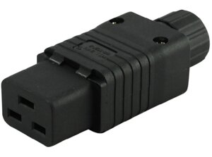 Гніздо Lucom FreeEnd-IEC (C19) Cordsize 3x2.5mm OD=10mm чорний (62.08.3768) в Дніпропетровській області от компании интернет-магазин "БЫТПРОМТОРГ"