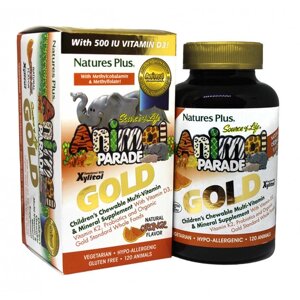 Вітамінно-мінеральний комплекс Nature's Plus Animal Parade Gold 120 Chewables Orange