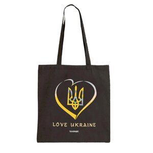 Екошопер BookOpt BK4036 Love Ukraine чорний в Дніпропетровській області от компании интернет-магазин "БЫТПРОМТОРГ"