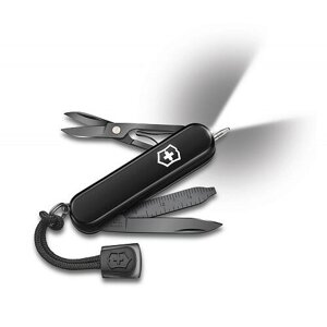 Швейцарський ніж "Victorinox" Signature Lite Onyx Black 58 мм, 7 функцій, чорний (0.6226.31P)