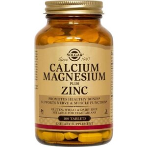 Мультимінеральний комплекс Solgar Calcium Magnesium plus Zinc 100 Tabs в Дніпропетровській області от компании интернет-магазин "БЫТПРОМТОРГ"