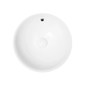 Раковина-чаша Qtap Robin 383х383х175 White з донним клапаном QT1311L408W