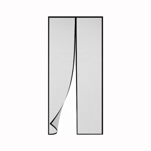 Москітна сітка для дверей на магнітах Clip-on Антипил A 90*230 см Сірий