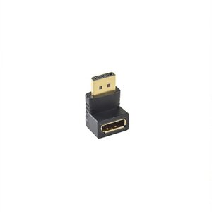 Перехідник Lucom DisplayPort M/F адаптер v1.2 4K@60Hz 90°вверх Чорний (62.09.8328) в Дніпропетровській області от компании интернет-магазин "БЫТПРОМТОРГ"