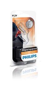 Автолампа ук. PHILIPS 12516B2 W1,2W 12V 1,2W W2X4,6d