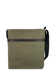 Сумка через плече Exodus Leather Canvas Хакі P0805EX061 23 Х 26 Х 5 см в Дніпропетровській області от компании интернет-магазин "БЫТПРОМТОРГ"