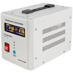 ДБЖ LogicPower LPY-PSW-500VA+ (350Вт) 5A/10A з правильною синусоїдою 12В