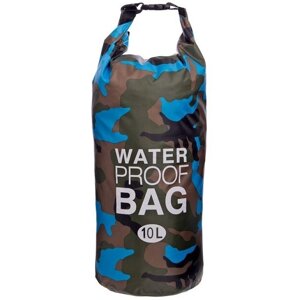 Гермомішок водонепроникний Waterproof Bag 10 л Синій Камуфляж (10602BC) в Дніпропетровській області от компании интернет-магазин "БЫТПРОМТОРГ"