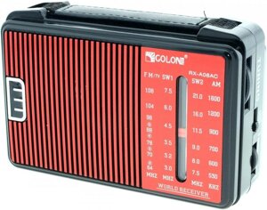 Радіоприймач GOLON RX-A08AC Red (005493)