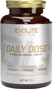 Вітаміни Evolite Nutrition Daily Dose 120 капсул (27641) в Дніпропетровській області от компании интернет-магазин "БЫТПРОМТОРГ"