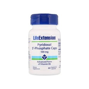 Пірідоксін Life Extension Pyridoxal 5'-Phosphate 100 mg 60 Veg Caps в Дніпропетровській області от компании интернет-магазин "БЫТПРОМТОРГ"