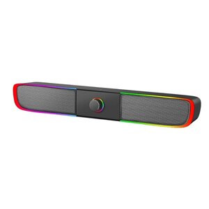 Колонка для ПК та ноутбука з RGB підсвічуванням XTRIKE ME SK-600 Чорна 6 Вт