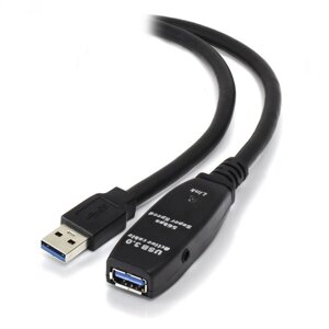 Кабель пристроїв-подовжувач Gutbay USB3.0 A M/F (Active)  5.0m AWG22+28 D=6.0mm (каскад 2x) чорний (78.01.2837) в Дніпропетровській області от компании интернет-магазин "БЫТПРОМТОРГ"