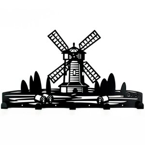 Вішалка настінна Glozis Windmill H-064 46 х 26 см