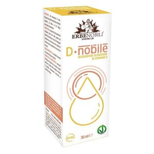 Вітамін D, Vitamin D Supplement, D Noble, Erbenobili, 30 мл краплі в Дніпропетровській області от компании интернет-магазин "БЫТПРОМТОРГ"