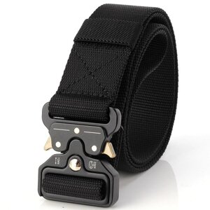 Ремінь тактичний Assault Belt з металевою пряжкою 140 см Black (3_02072) в Дніпропетровській області от компании интернет-магазин "БЫТПРОМТОРГ"