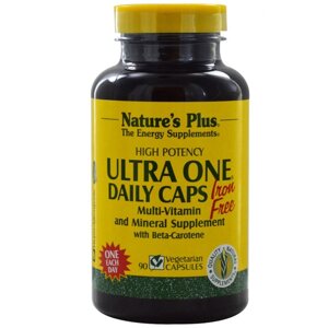 Вітамінно-мінеральний комплекс Nature's Plus Ultra One Daily Caps Iron Fre 90 Caps