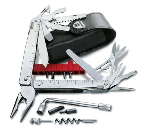 Мультитул Victorinox Swisstool Plus у шкіряному чохлі 38 функцій (3.0338. L) в Дніпропетровській області от компании интернет-магазин "БЫТПРОМТОРГ"