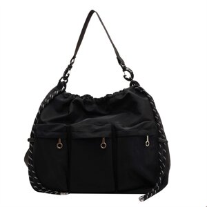 Сумка жіноча водонепроникна Klinty Italian Bags Чорний 35х16х38 см (id_1174)