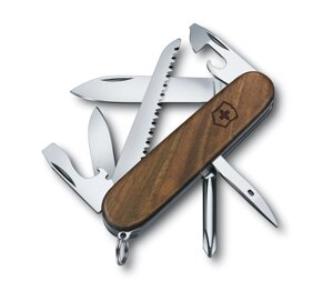 Швейцарський ніж Victorinox Hiker Wood 91 мм 11 функцій Горіх (1.4611.63) в Дніпропетровській області от компании интернет-магазин "БЫТПРОМТОРГ"