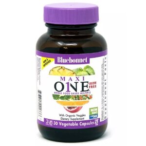 Вітамінно-мінеральний комплекс Bluebonnet Nutrition Maxi ONE Iron free 30 Veg Caps в Дніпропетровській області от компании интернет-магазин "БЫТПРОМТОРГ"