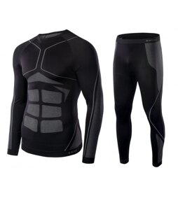 Комплект термобілизни чоловічий Hi-Tec Buraz SET Black/Grey XL/XXL в Дніпропетровській області от компании интернет-магазин "БЫТПРОМТОРГ"